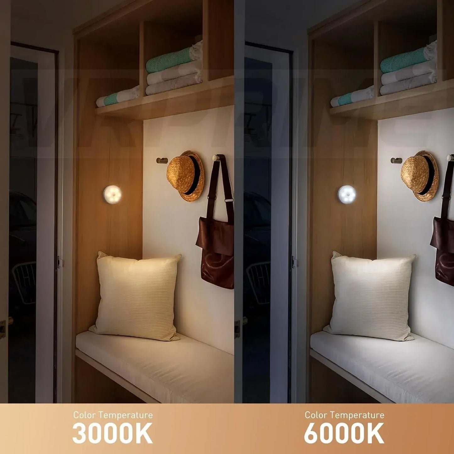 (Oferta pack x 3) Luz nocturna LED con sensor inteligente