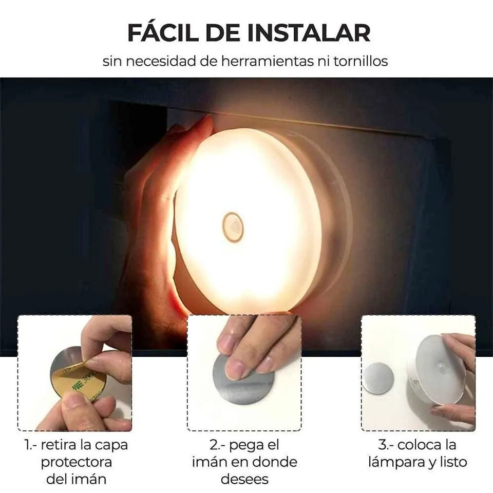 (Oferta pack x 3) Luz nocturna LED con sensor inteligente