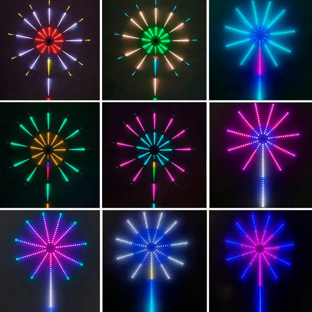 Luces Led Fuegos Artificiales